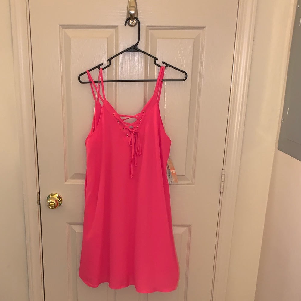 Gianni Bini summer lace up front dress